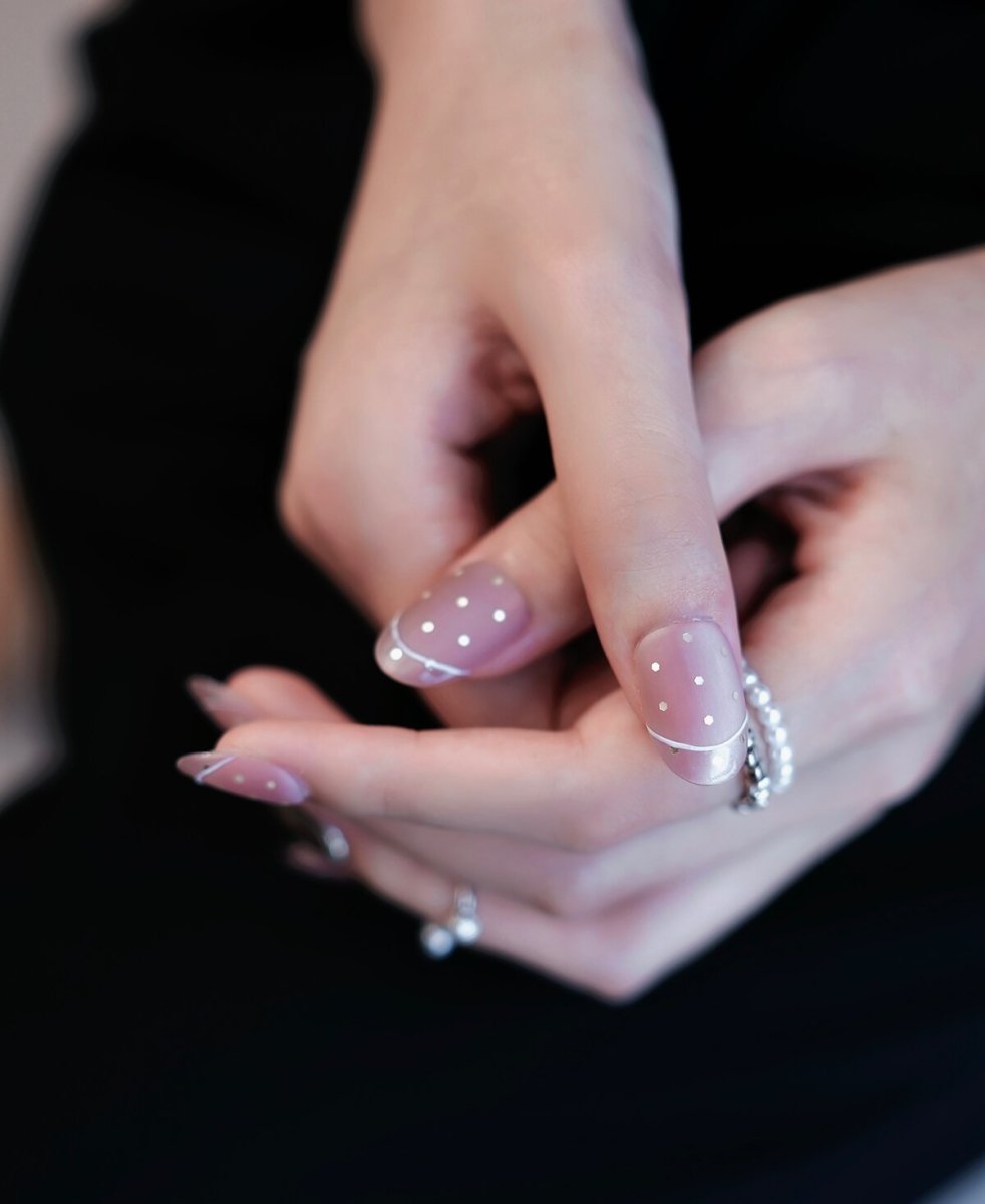 Island Diary Sheer Pink Press-On Nails