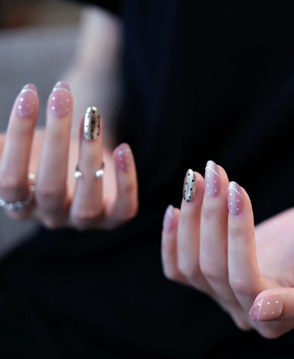 Island Diary Sheer Pink Press-On Nails