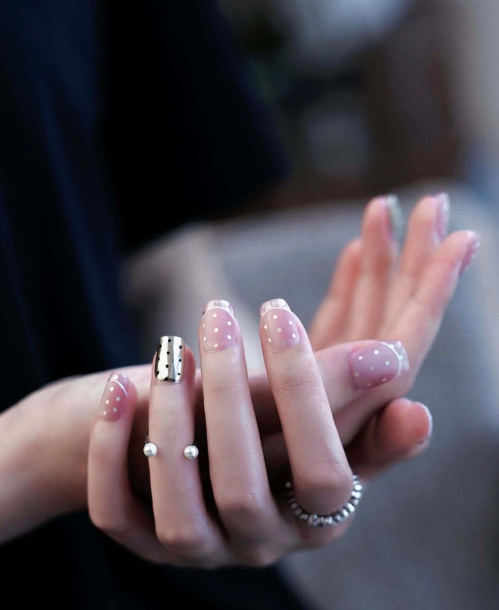 Island Diary Sheer Pink Press-On Nails