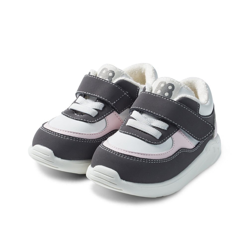 jolly playground soft sole non slip pre walker sneakers all pink 2