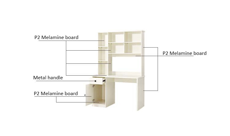 julies kids white bookcase study table and chair set all white 18
