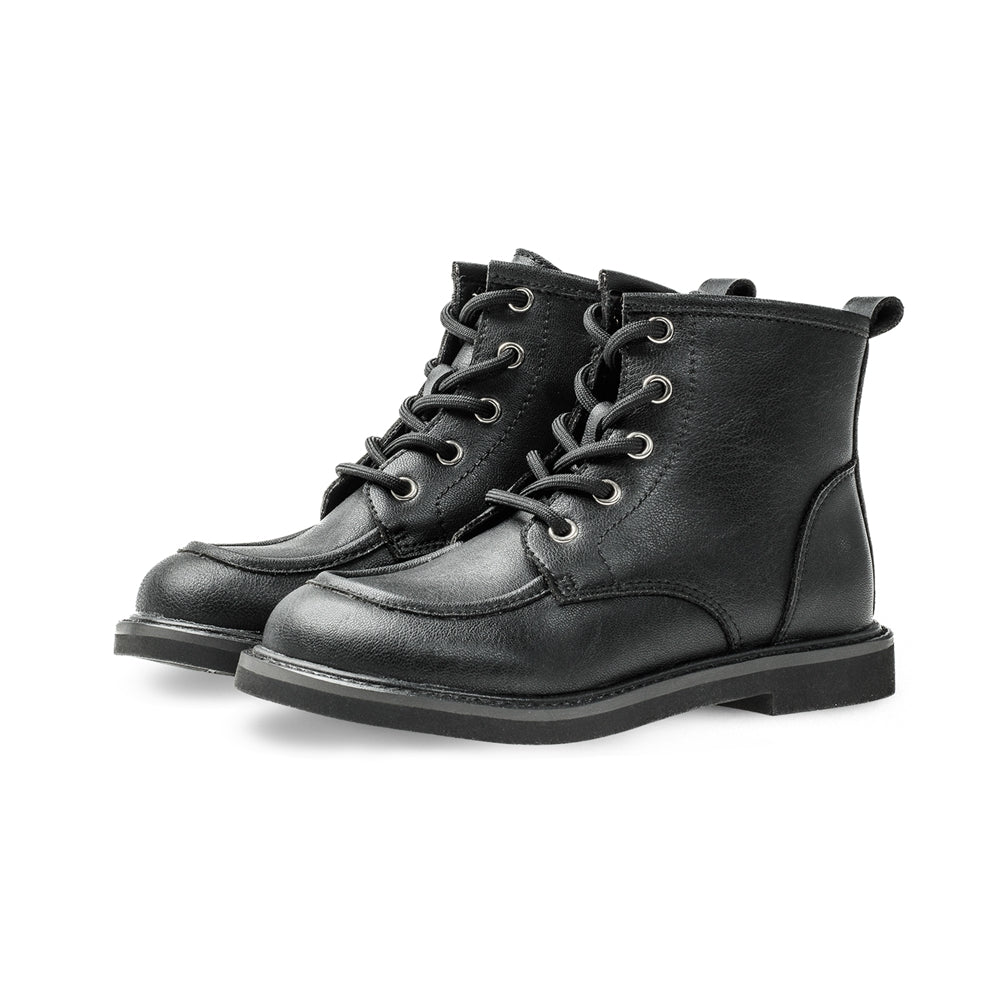 kangaroo land non slip kids outdoor boots all black 3