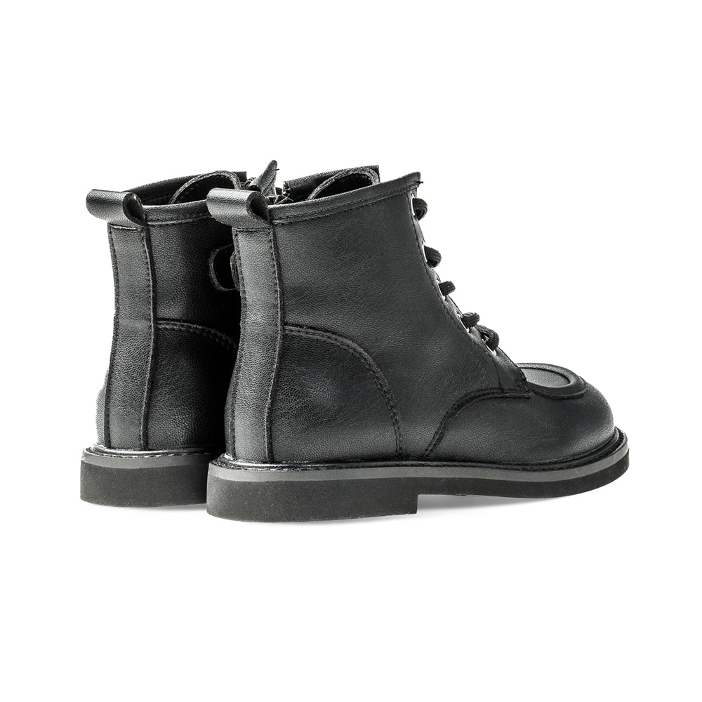 kangaroo land non slip kids outdoor boots all black 4