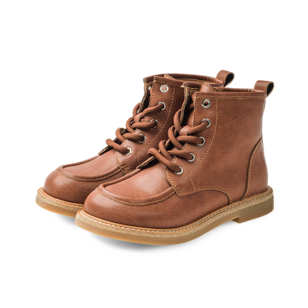 kangaroo land non slip kids outdoor boots all brown 2