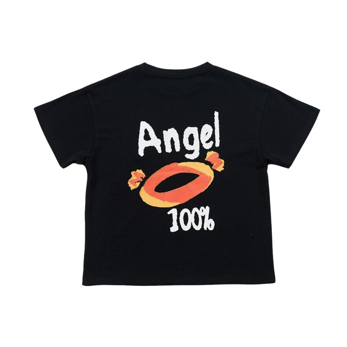 Kids Angel Devil Graphic T-Shirt – Screen-Printed Oversized Everyday Tee