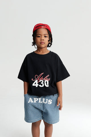Kids Aplus 430 Dove Graphic T-Shirt – Screen-Printed Oversized Everyday Tee