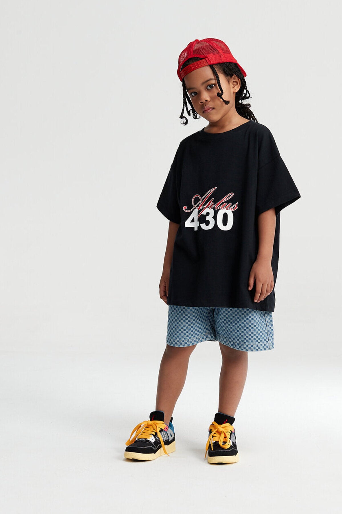 Kids Aplus 430 Dove Graphic T-Shirt – Screen-Printed Oversized Everyday Tee