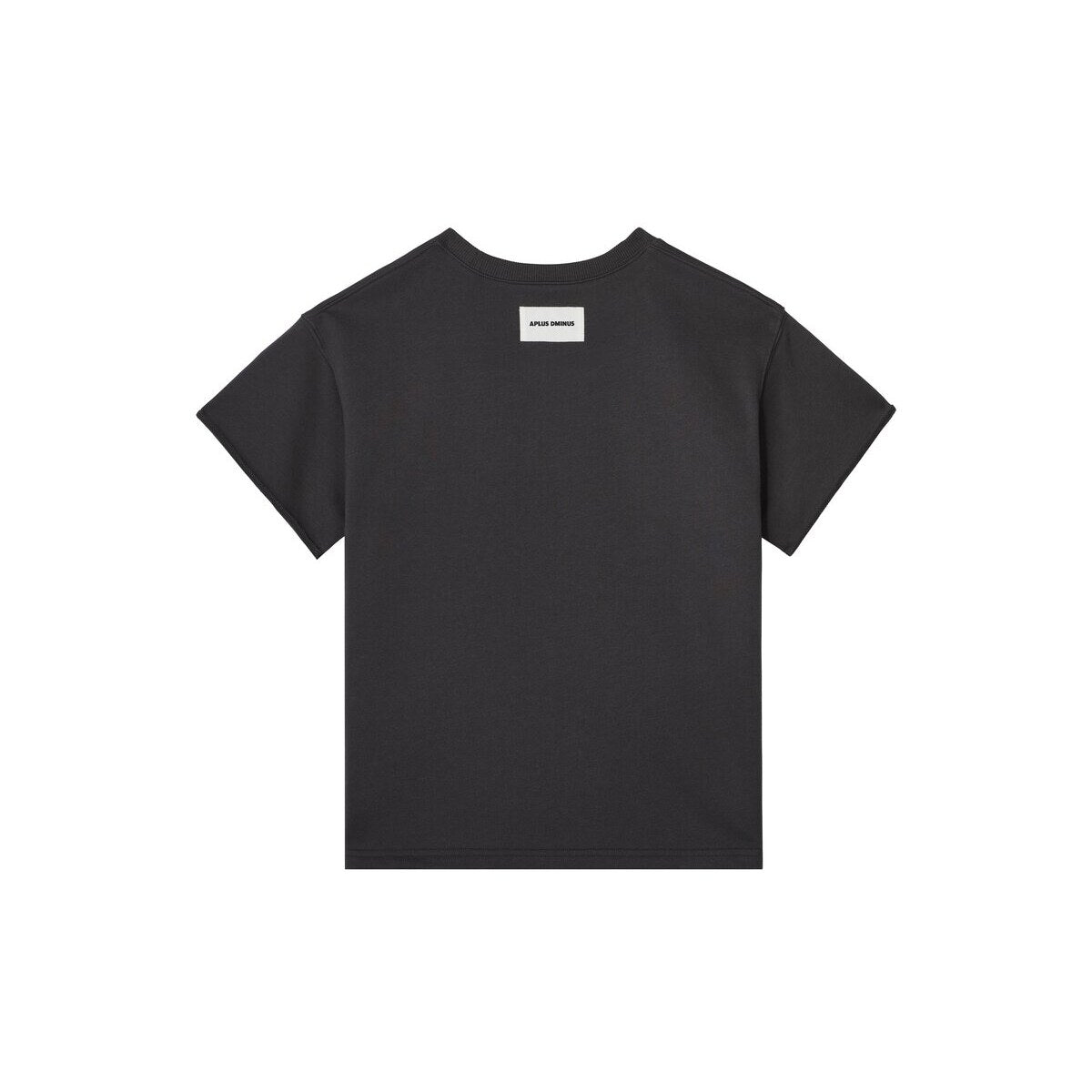 Kids APLUS DMINUS Bermuda Distressed Boxy T-Shirt – 100% Cotton Raw-Edge Relaxed Tee