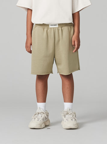 Kids APLUS DMINUS Bermuda Distressed Rolled-Hem Shorts – 100% Cotton Relaxed Fit Casual Shorts
