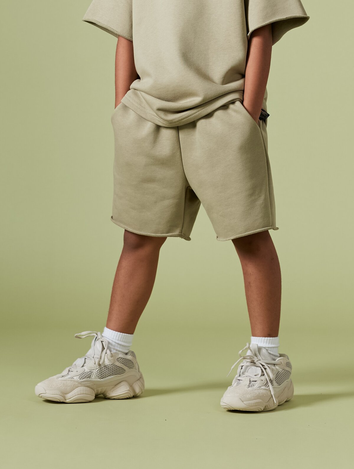 Kids APLUS DMINUS Bermuda Distressed Rolled-Hem Shorts – 100% Cotton Relaxed Fit Casual Shorts