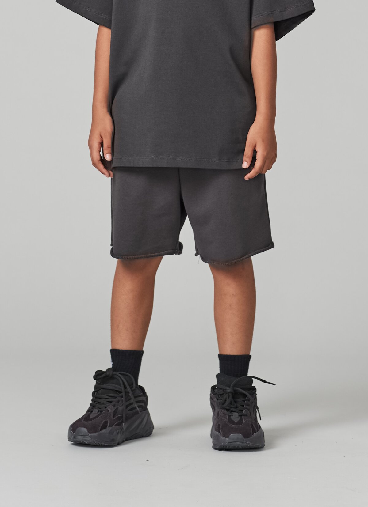 Kids APLUS DMINUS Bermuda Distressed Rolled-Hem Shorts – 100% Cotton Relaxed Fit Casual Shorts