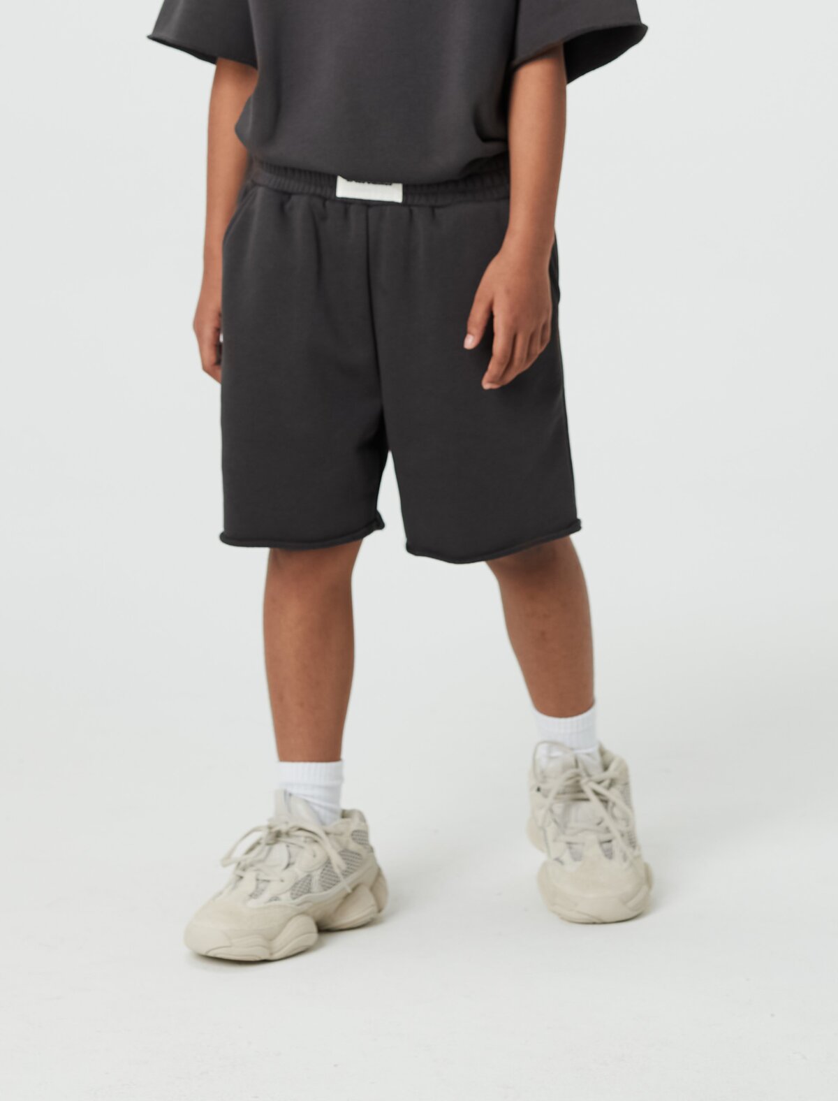 Kids APLUS DMINUS Bermuda Distressed Rolled-Hem Shorts – 100% Cotton Relaxed Fit Casual Shorts