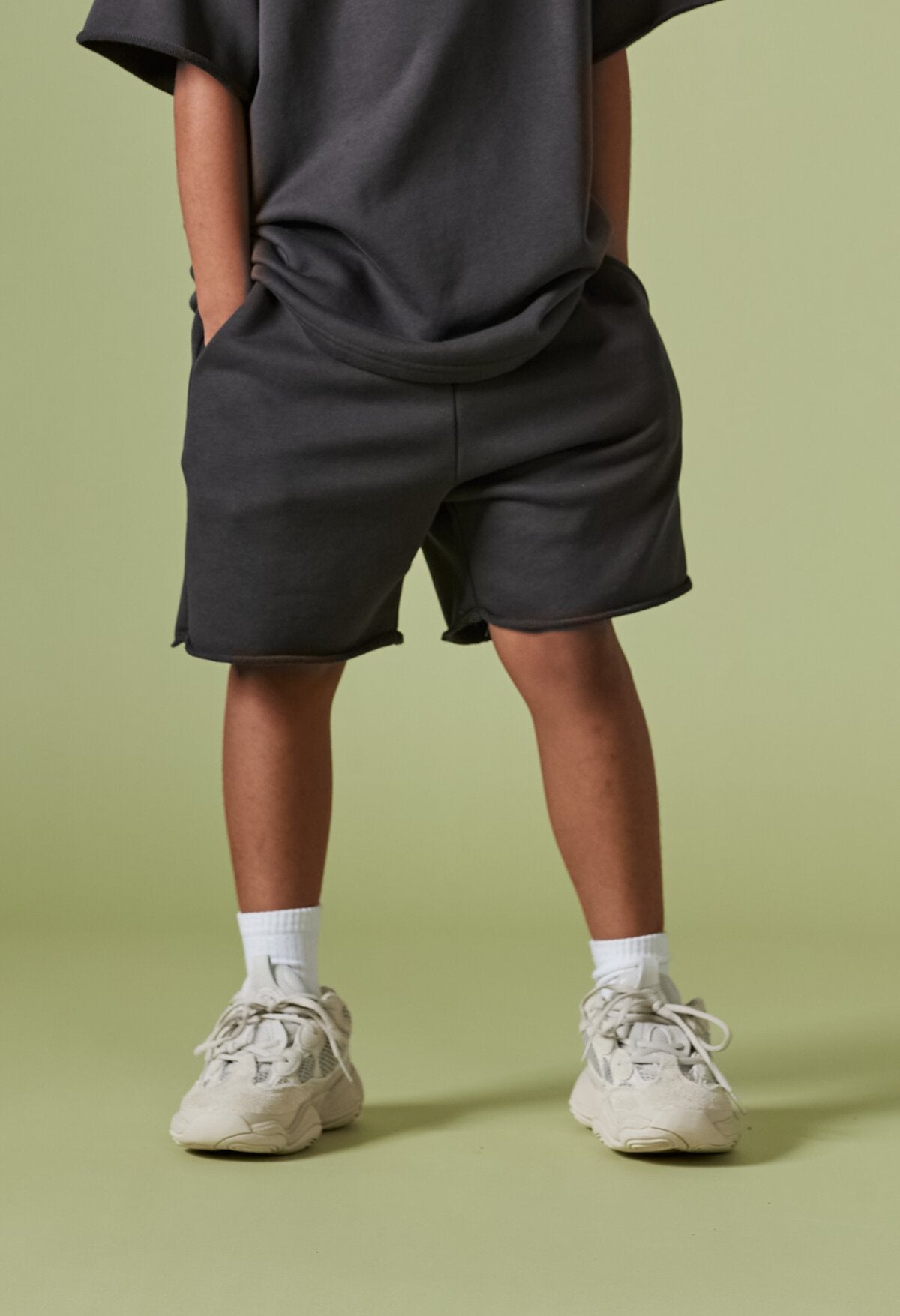 Kids APLUS DMINUS Bermuda Distressed Rolled-Hem Shorts – 100% Cotton Relaxed Fit Casual Shorts