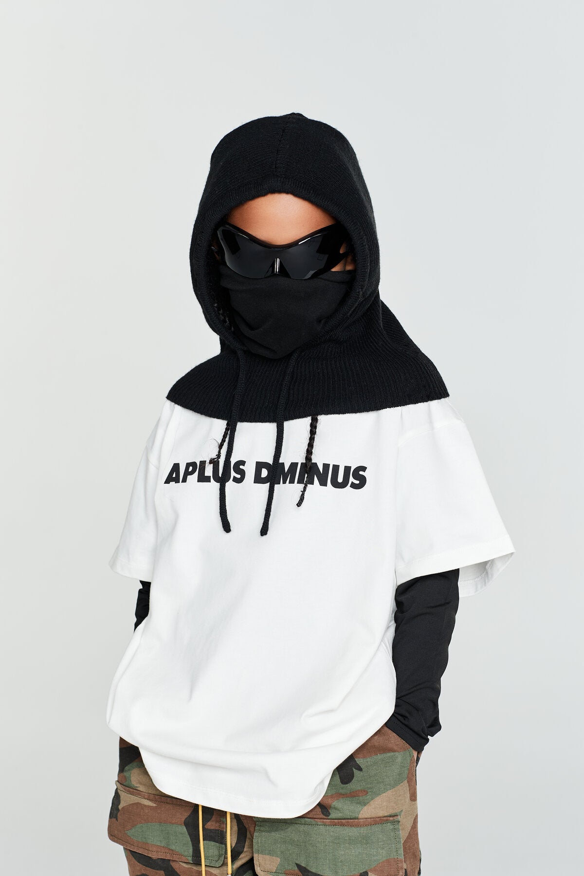 Kids APLUS DMINUS Boxy Logo T-Shirt – 100% Cotton Minimalist Everyday Tee