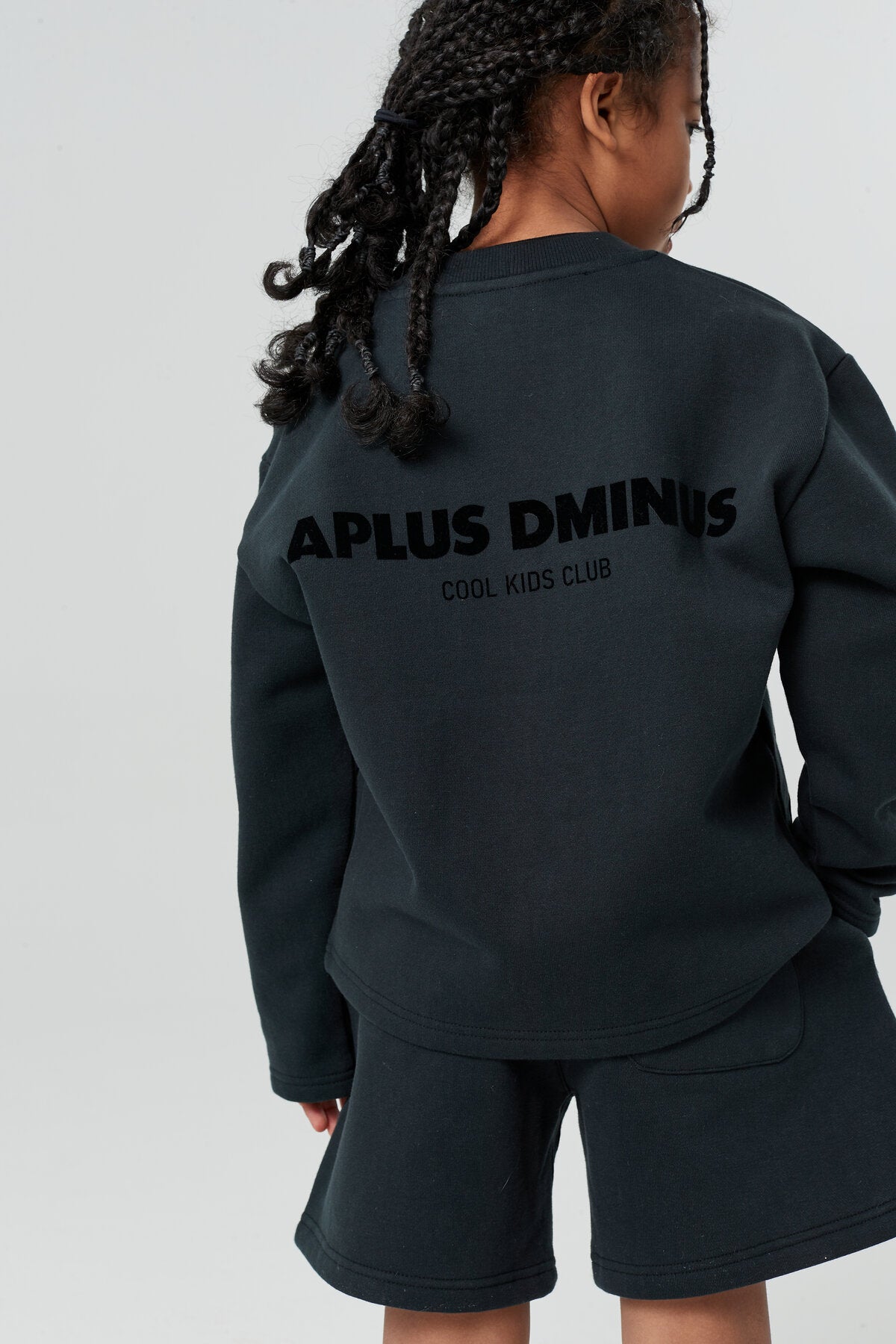 Kids APLUS DMINUS Campus Logo Knit Cardigan – Structured Snap-Front Lightweight Jacket