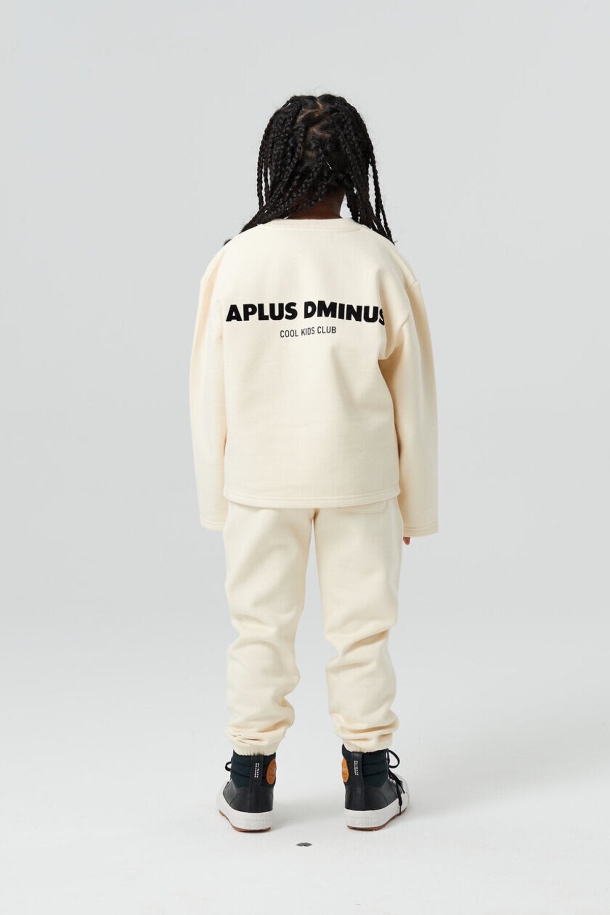 Kids APLUS DMINUS Campus Logo Knit Cardigan – Structured Snap-Front Lightweight Jacket