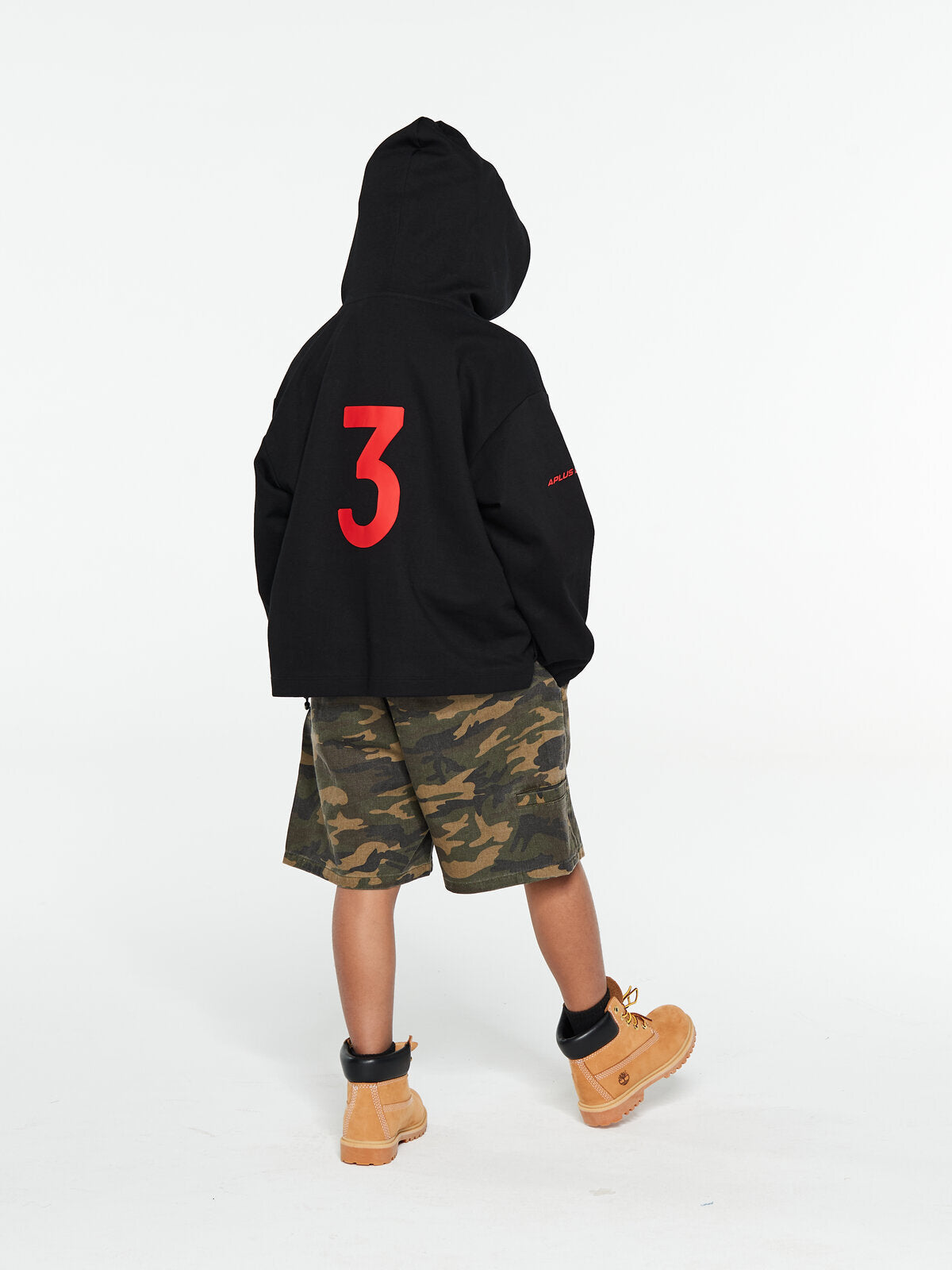 Kids APLUS DMINUS Cool Breeze Campus Number 3 Hoodie – Moisture-Wicking Quick-Dry Tech Pullover
