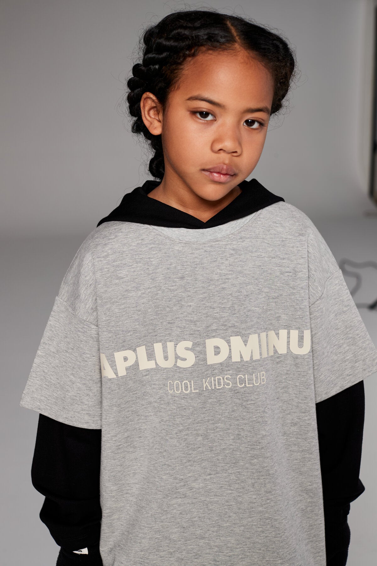 Kids APLUS DMINUS Cool Breeze Logo T-Shirt – Moisture-Wicking Quick-Dry Boxy Tech Tee