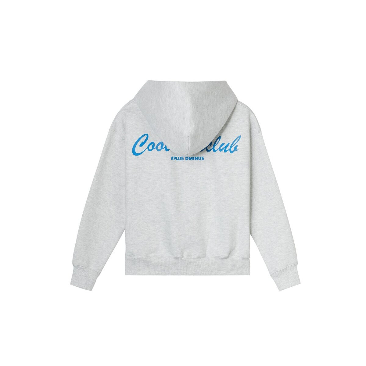 Kids APLUS DMINUS Cool Kids Club Script Logo Pullover Hoodie – Structured Thin Fleece Sweatshirt