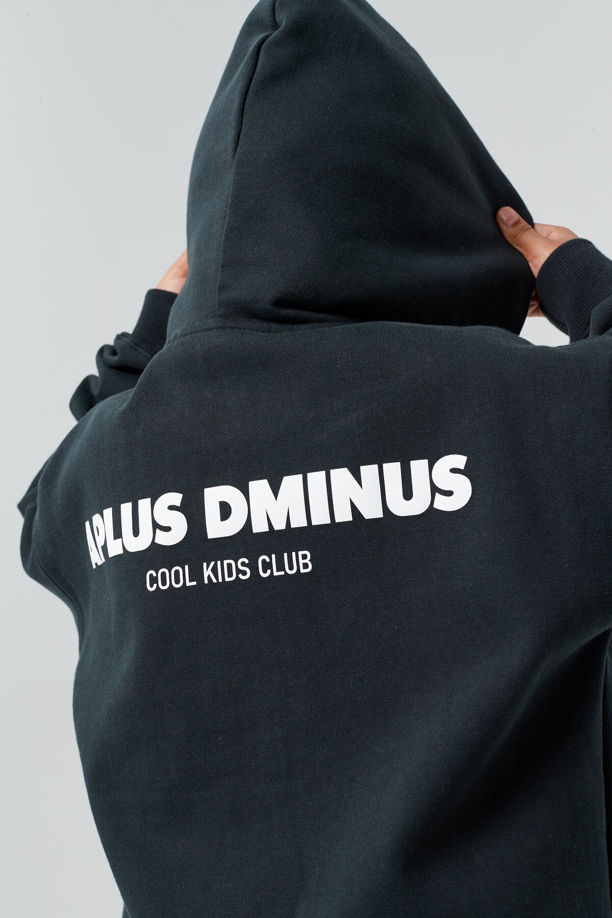 Kids APLUS DMINUS Cool Kids Club Zip-Up Hoodie – Lightweight Structured Fleece Jacket