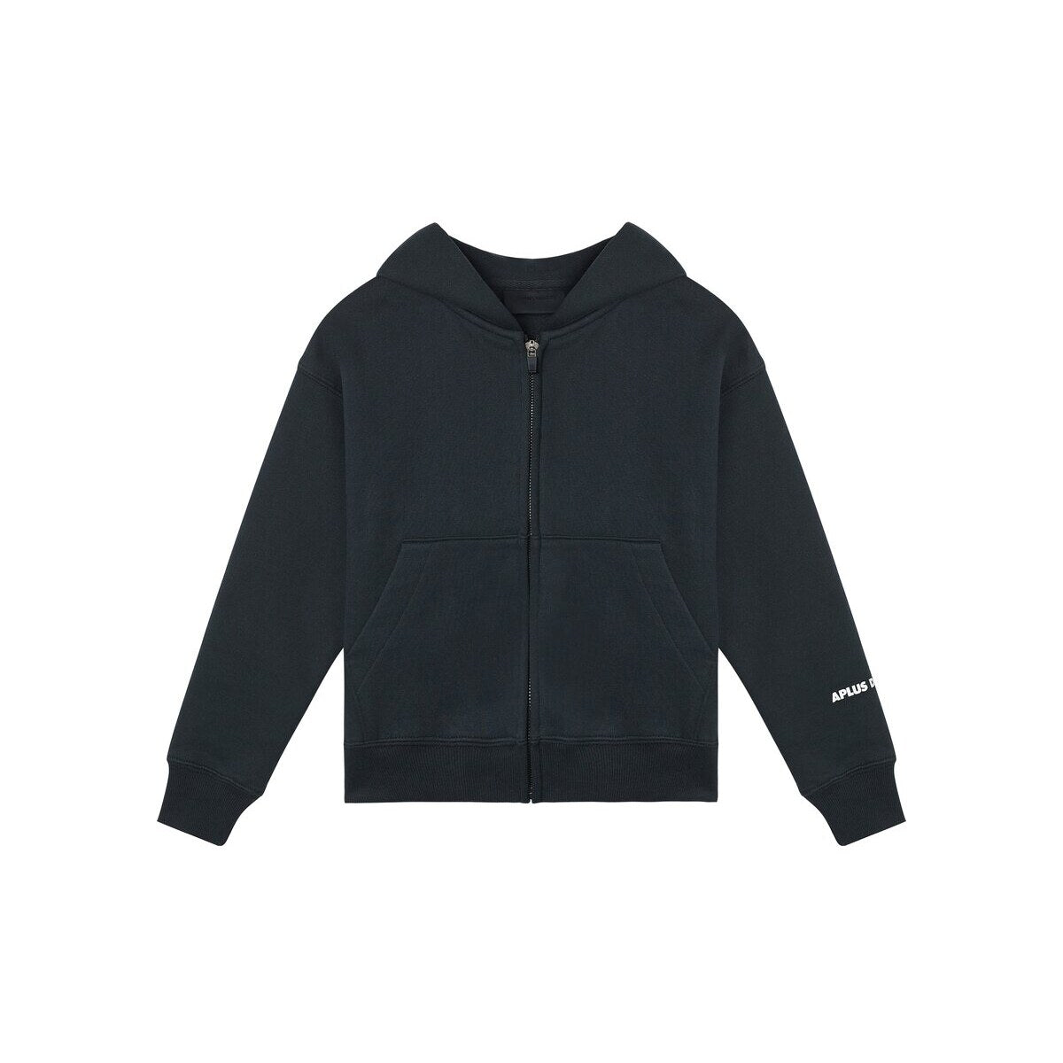 Kids APLUS DMINUS Cool Kids Club Zip-Up Hoodie – Lightweight Structured Fleece Jacket