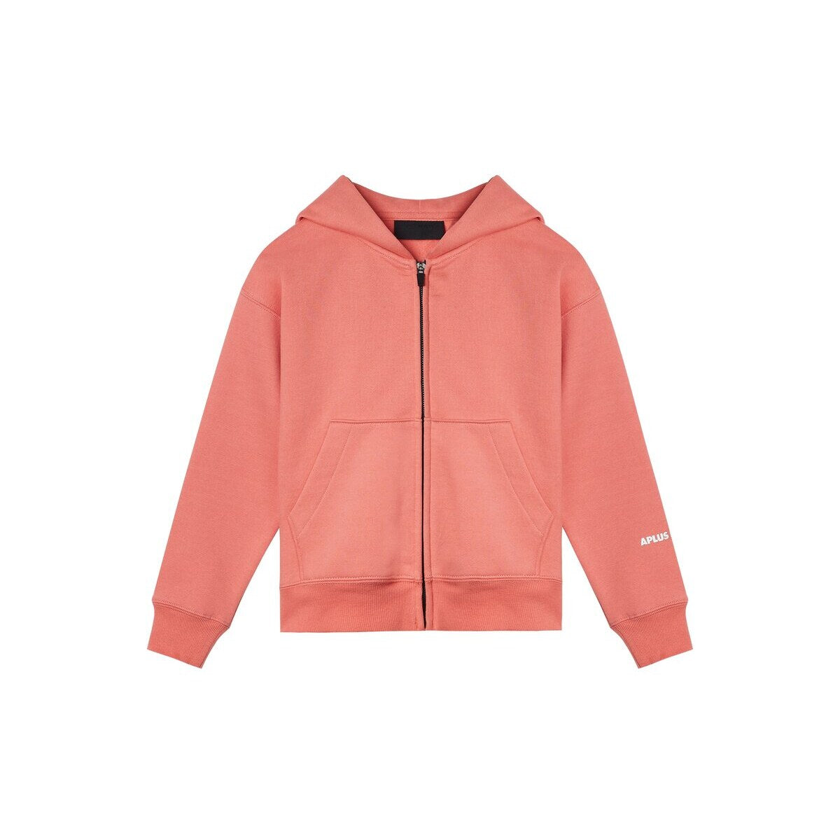 Kids APLUS DMINUS Cool Kids Club Zip-Up Hoodie – Lightweight Structured Fleece Jacket