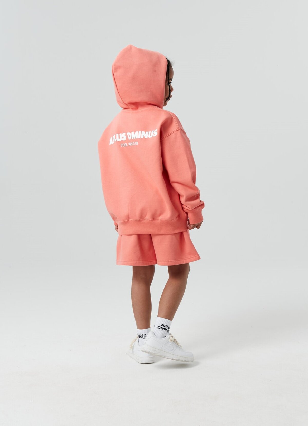 Kids APLUS DMINUS Cool Kids Club Zip-Up Hoodie – Lightweight Structured Fleece Jacket