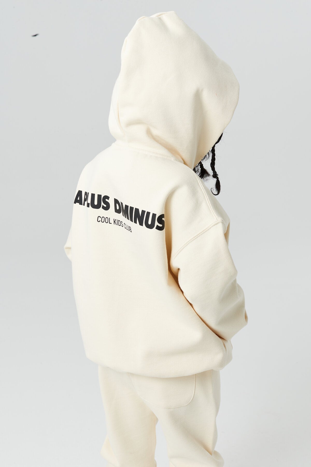 Kids APLUS DMINUS Cool Kids Club Zip-Up Hoodie – Lightweight Structured Fleece Jacket