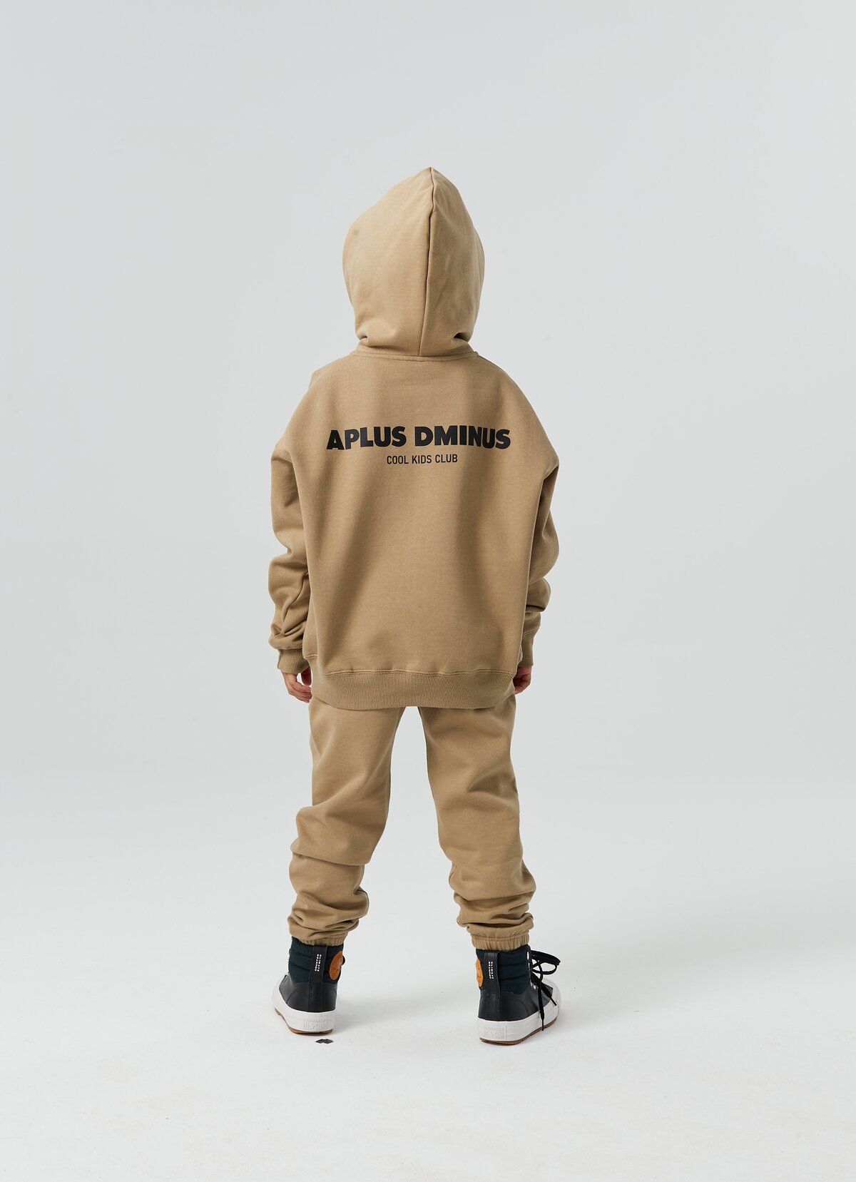 Kids APLUS DMINUS Cool Kids Club Zip-Up Hoodie – Lightweight Structured Fleece Jacket
