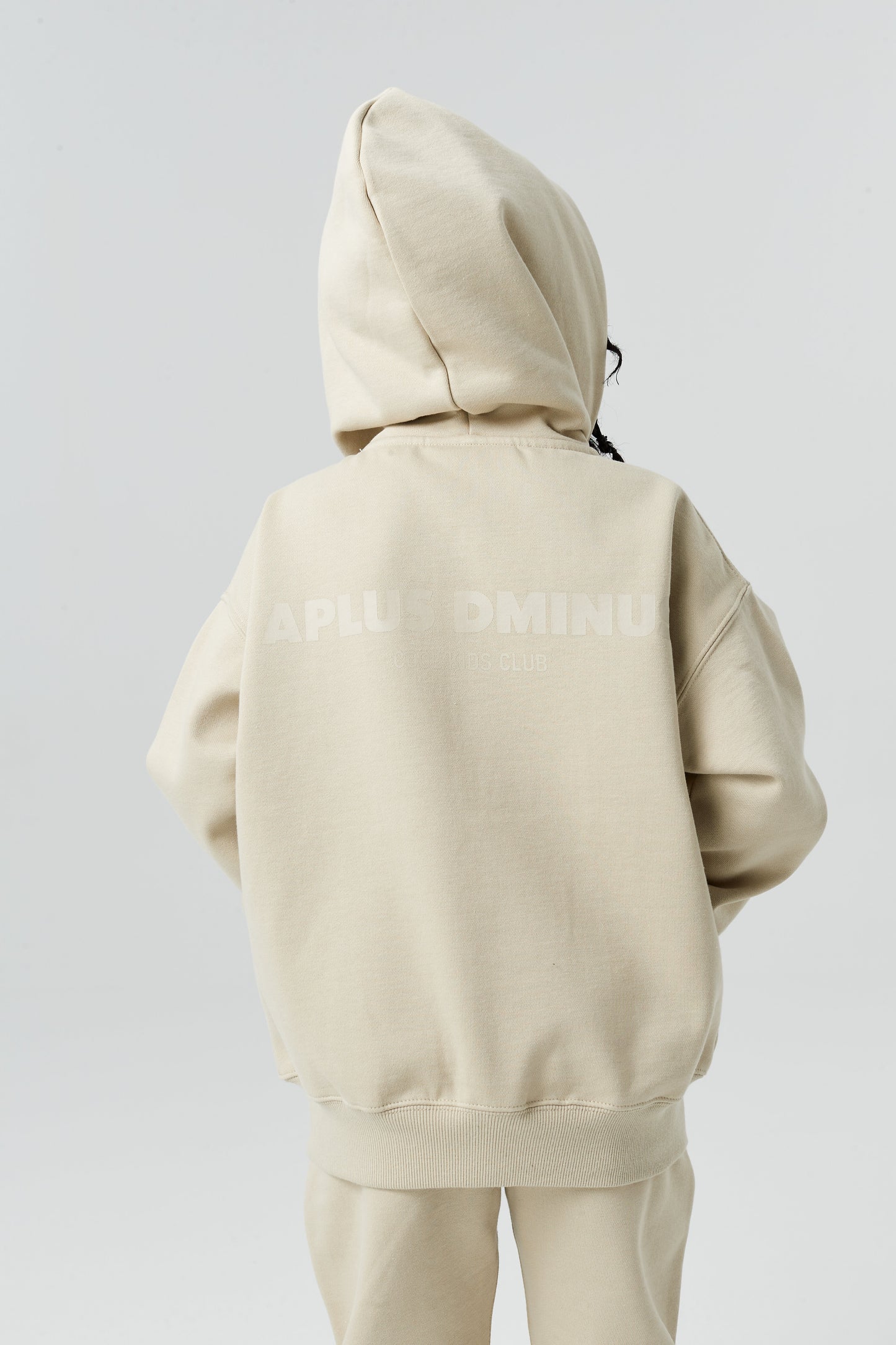 Kids APLUS DMINUS Cool Kids Club Zip-Up Hoodie – Lightweight Structured Fleece Jacket