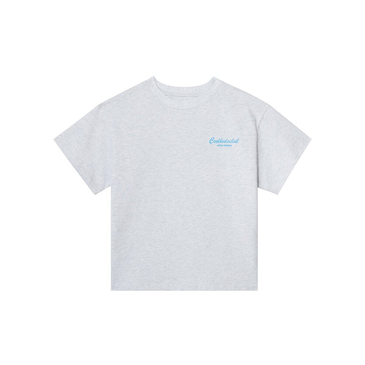 Kids APLUS DMINUS Coolkidsclub Graphic T-Shirt – 100% Cotton Boxy Fit Cursive Print Tee