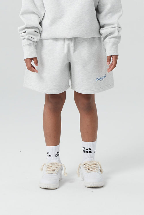 Kids APLUS DMINUS Coolkidsclub Loopback Terry Drawstring Shorts – 100% Cotton Athletic Casual Sweat Shorts