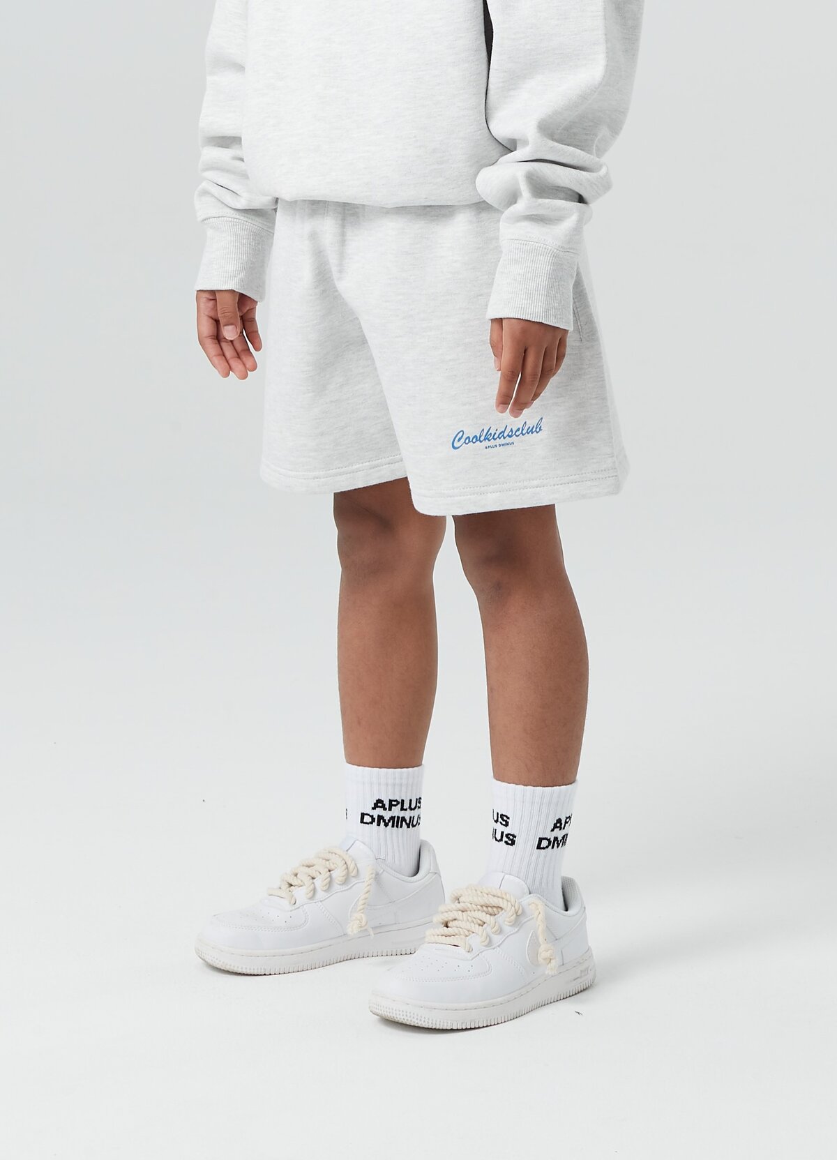 Kids APLUS DMINUS Coolkidsclub Loopback Terry Drawstring Shorts – 100% Cotton Athletic Casual Sweat Shorts