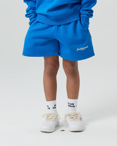 Kids APLUS DMINUS Coolkidsclub Loopback Terry Drawstring Shorts – 100% Cotton Athletic Casual Sweat Shorts