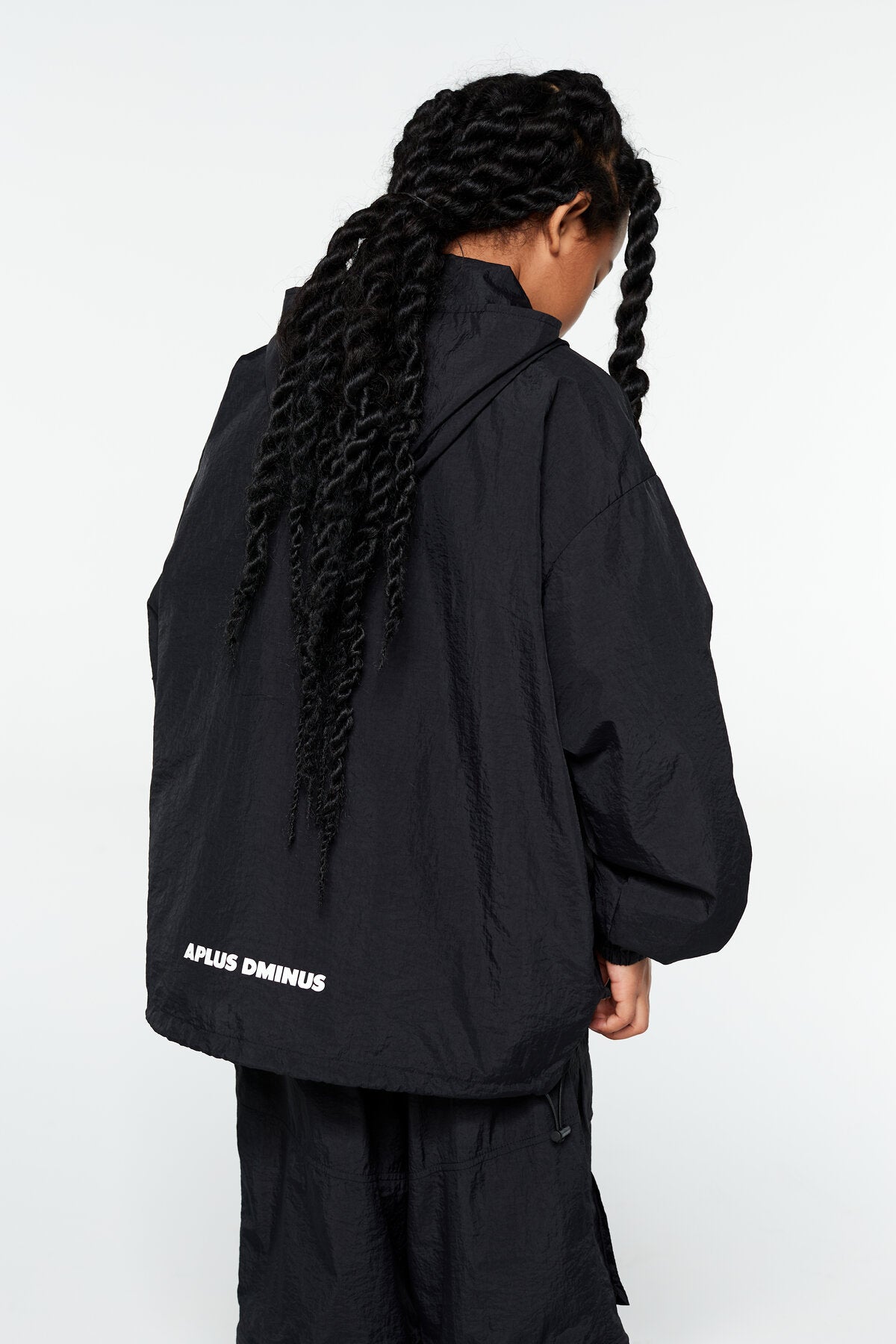Kids APLUS DMINUS Lightweight Half-Zip UPF50+ Windbreaker – Quick-Dry Windproof Tech Anorak