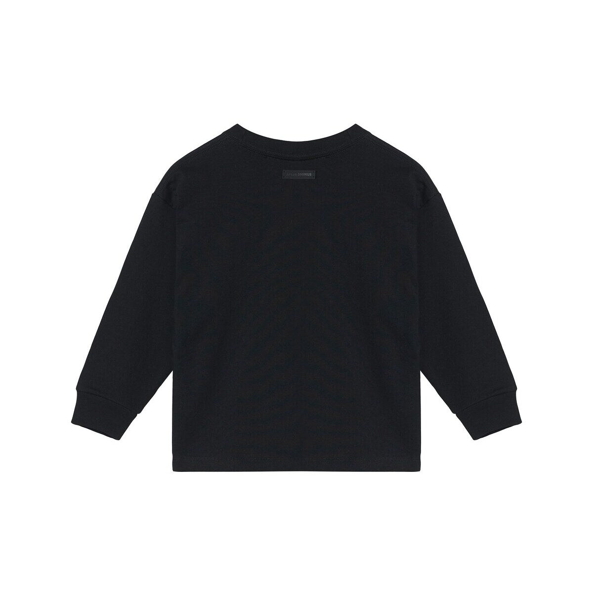 Kids APLUS DMINUS Logo Fitted Long Sleeve T-Shirt – 100% Cotton Sports Casual Basic Tee