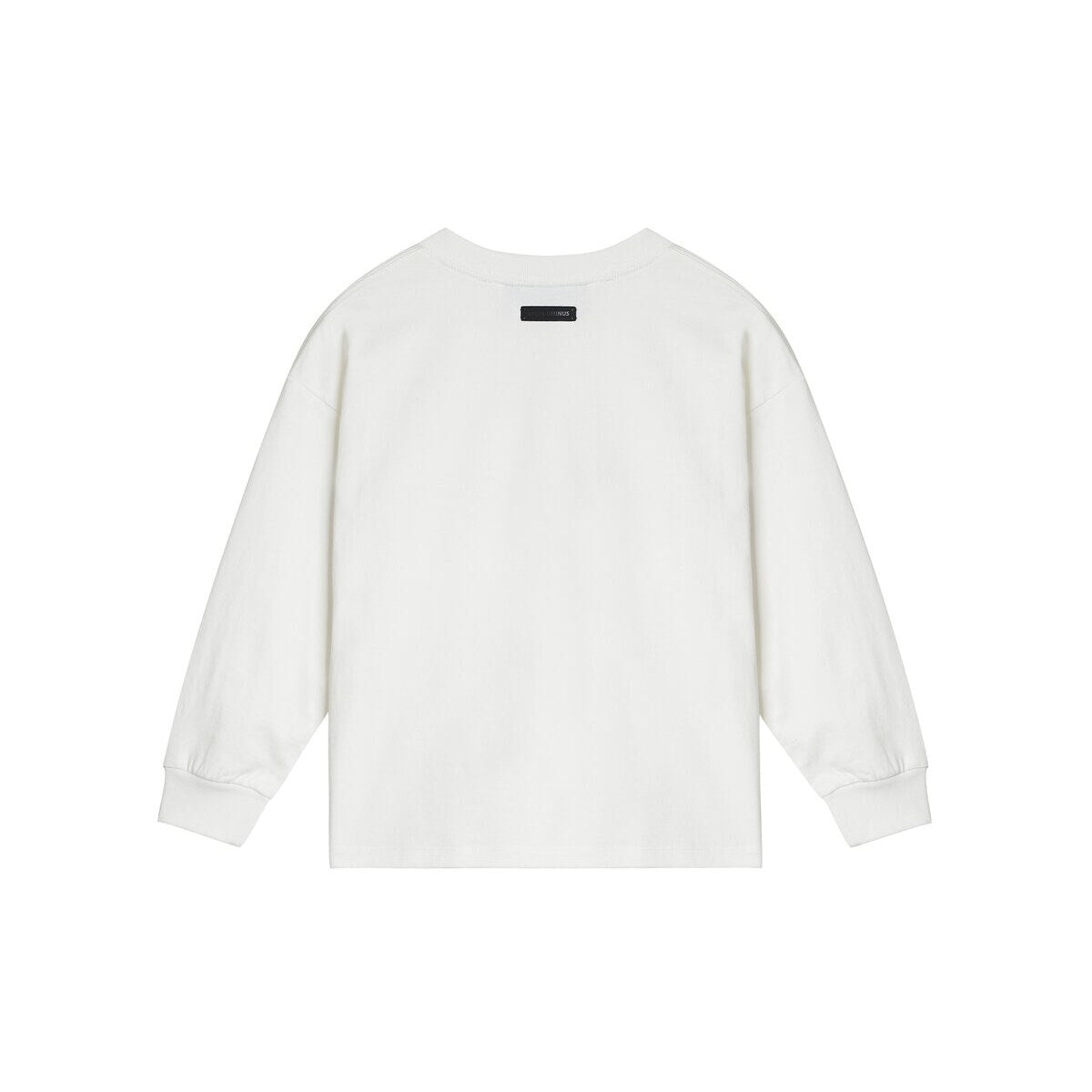 Kids APLUS DMINUS Logo Fitted Long Sleeve T-Shirt – 100% Cotton Sports Casual Basic Tee