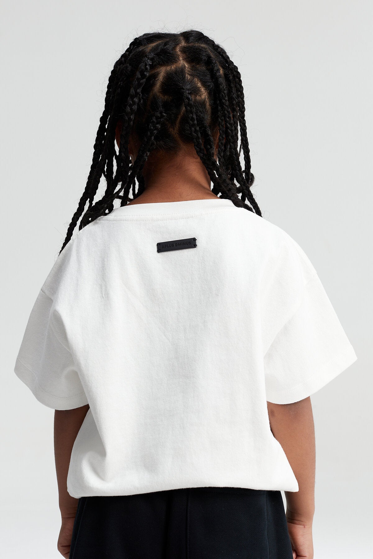 Kids APLUS DMINUS Logo Graphic T-Shirt – Screen-Printed Oversized Everyday Tee