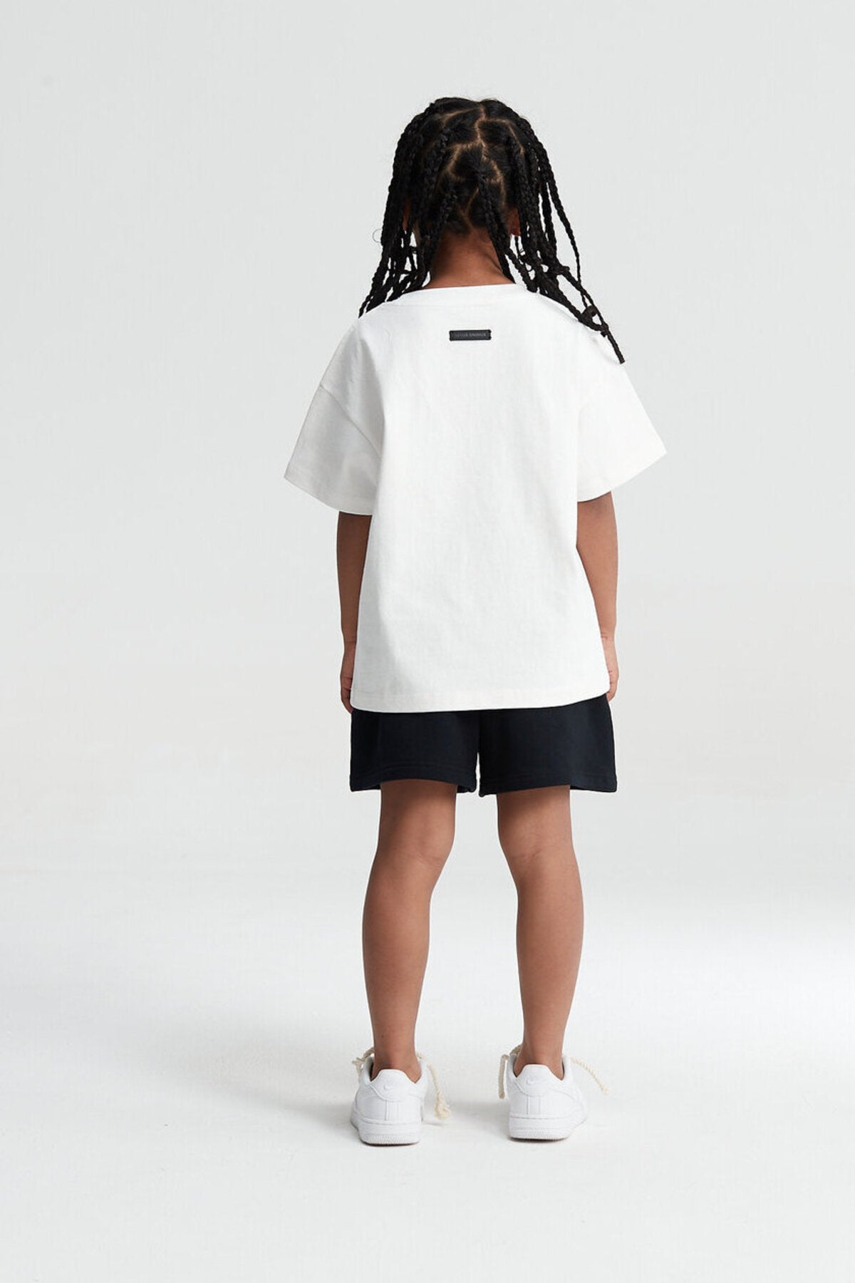 Kids APLUS DMINUS Logo Graphic T-Shirt – Screen-Printed Oversized Everyday Tee