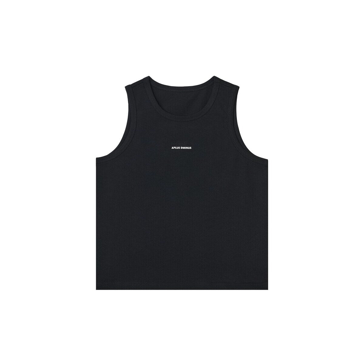 Kids APLUS DMINUS Logo Print Sleeveless Tank Top – 100% Cotton Athletic Casual Vest