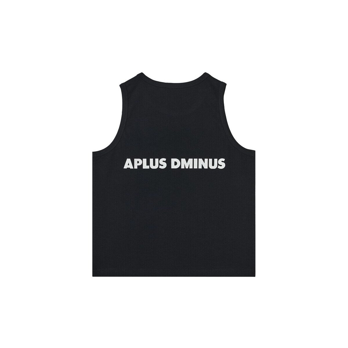 Kids APLUS DMINUS Logo Print Sleeveless Tank Top – 100% Cotton Athletic Casual Vest