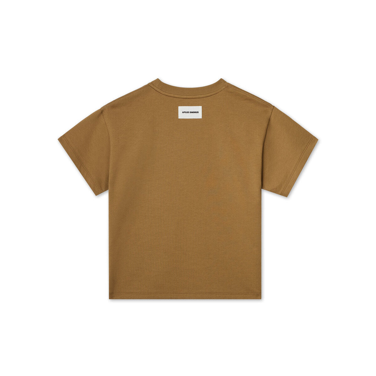 Kids APLUS DMINUS Small Logo Boxy T-Shirt – 100% Cotton Relaxed Drop-Shoulder Tee