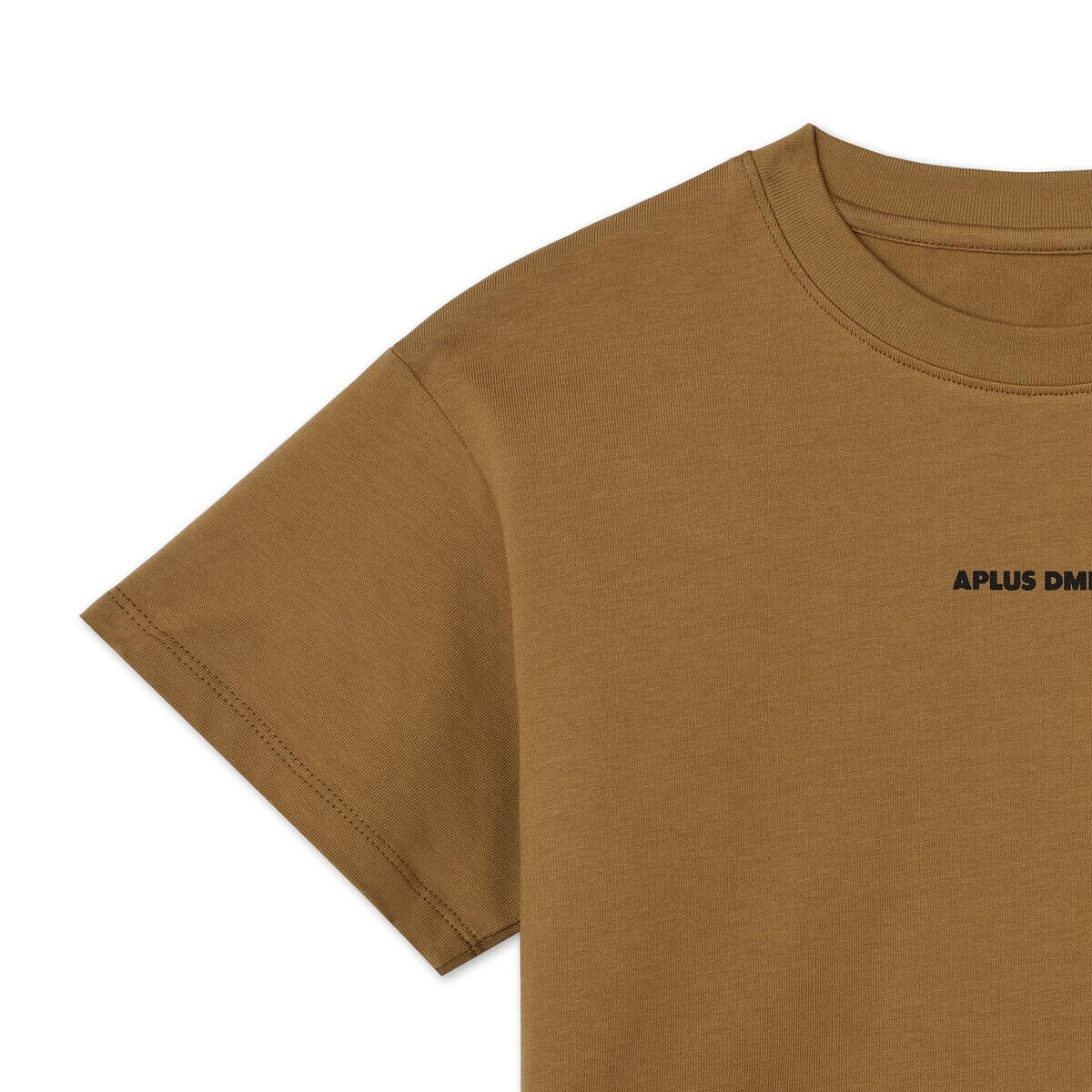 Kids APLUS DMINUS Small Logo Boxy T-Shirt – 100% Cotton Relaxed Drop-Shoulder Tee