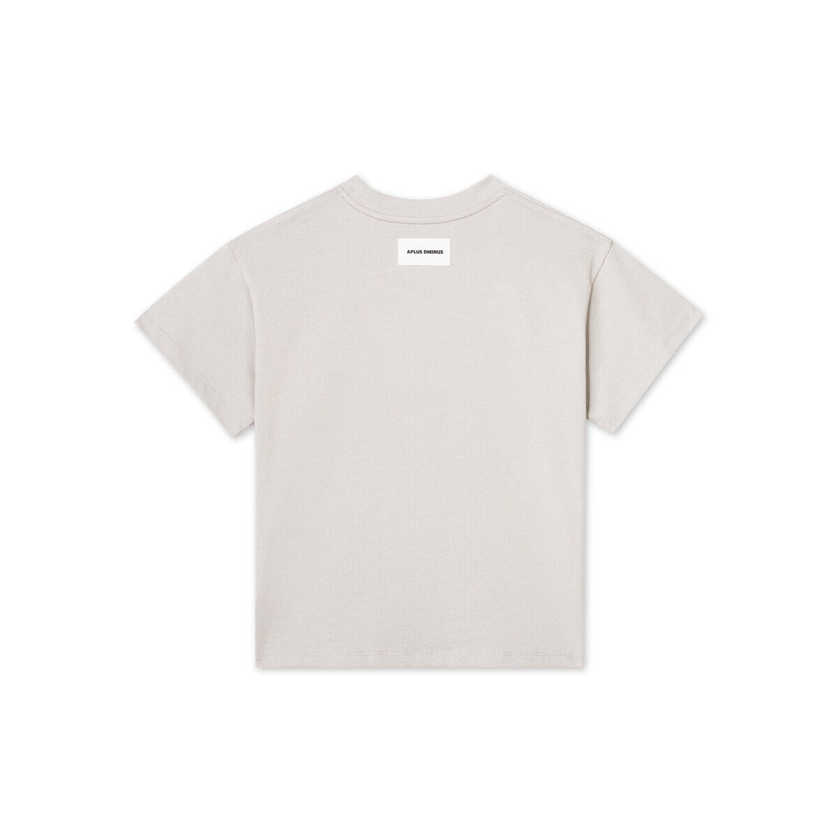 Kids APLUS DMINUS Small Logo Boxy T-Shirt – 100% Cotton Relaxed Drop-Shoulder Tee