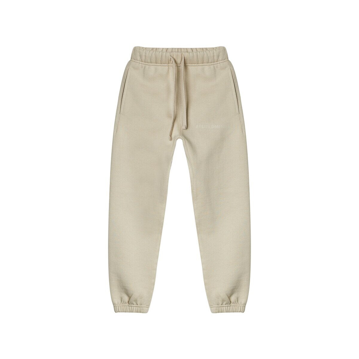 Kids APLUS DMINUS Stacked Logo Drawstring Joggers – Structured Thin Fleece Sports Sweatpants