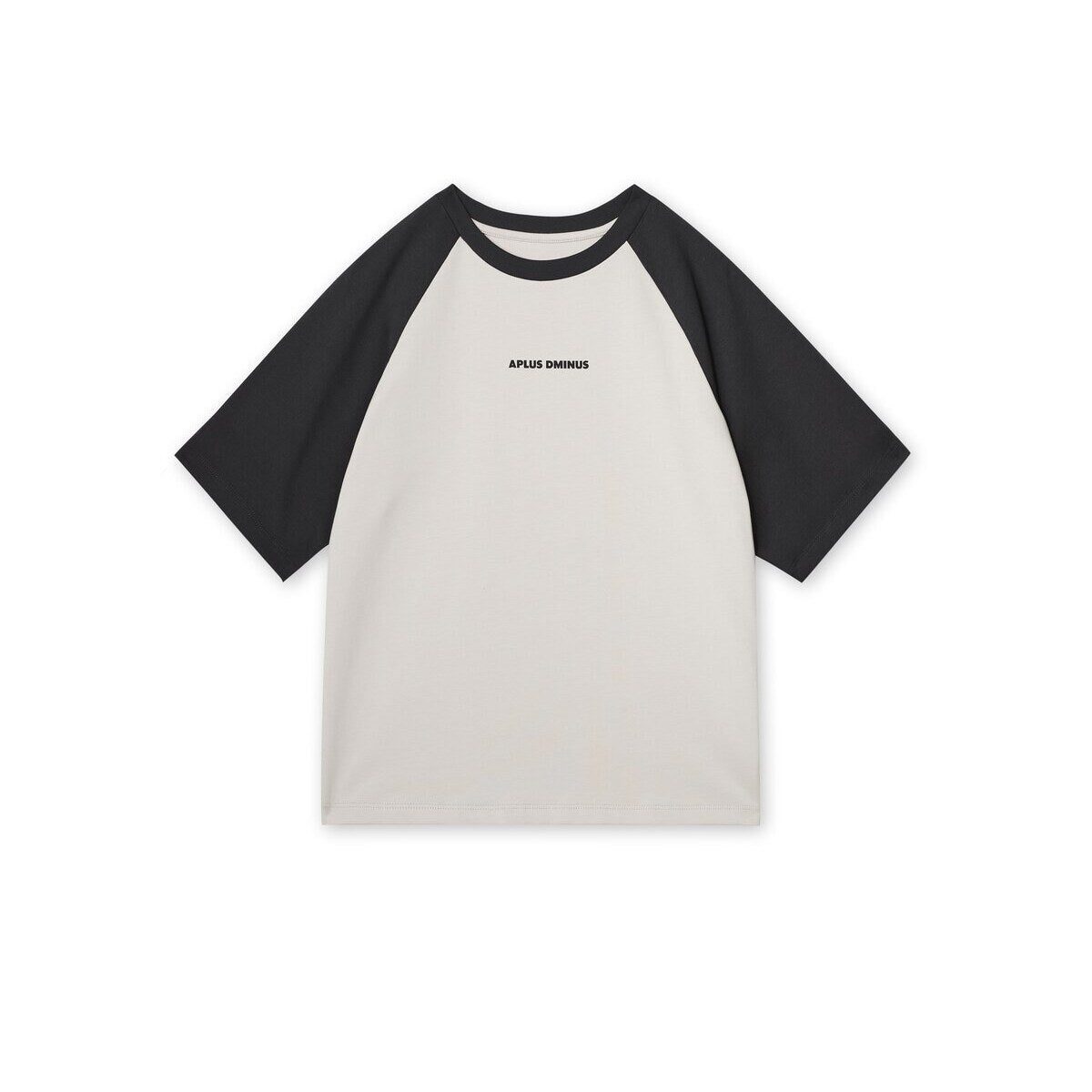 Kids APLUS DMINUS Two-Tone Raglan T-Shirt – 100% Cotton Contrast Sleeve Tee