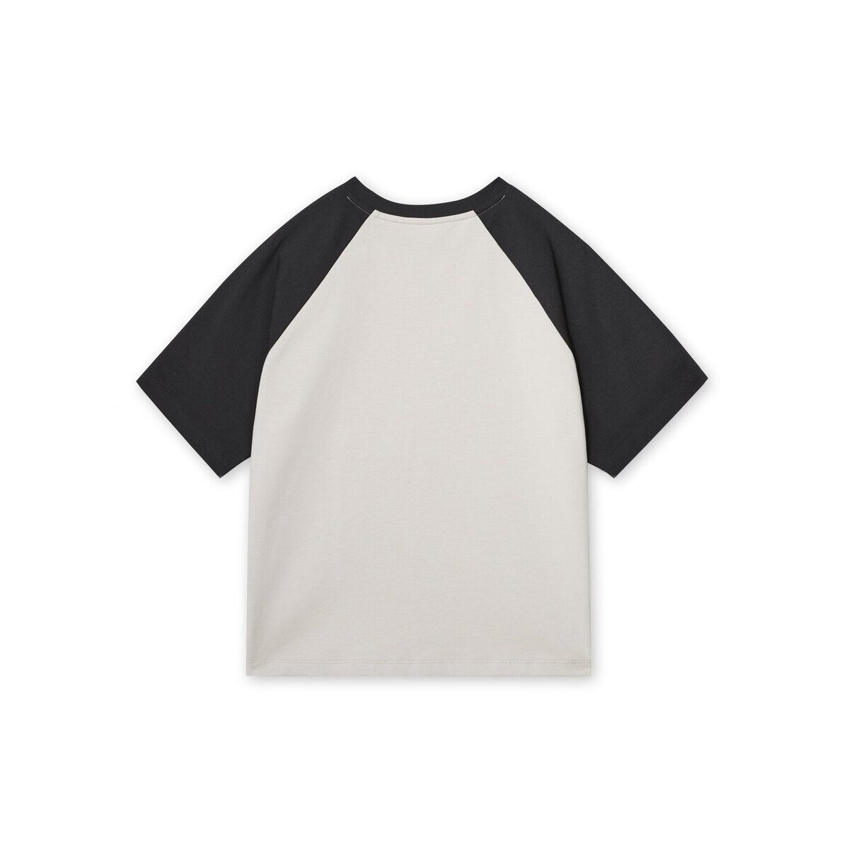 Kids APLUS DMINUS Two-Tone Raglan T-Shirt – 100% Cotton Contrast Sleeve Tee