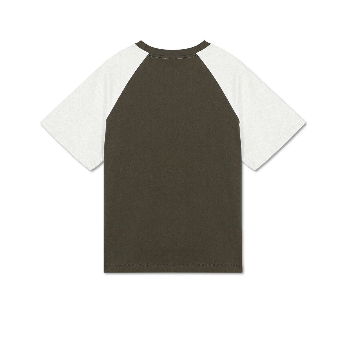 Kids APLUS DMINUS Vintage Campus Raglan T-Shirt – 100% Cotton Two-Tone Varsity Graphic Tee