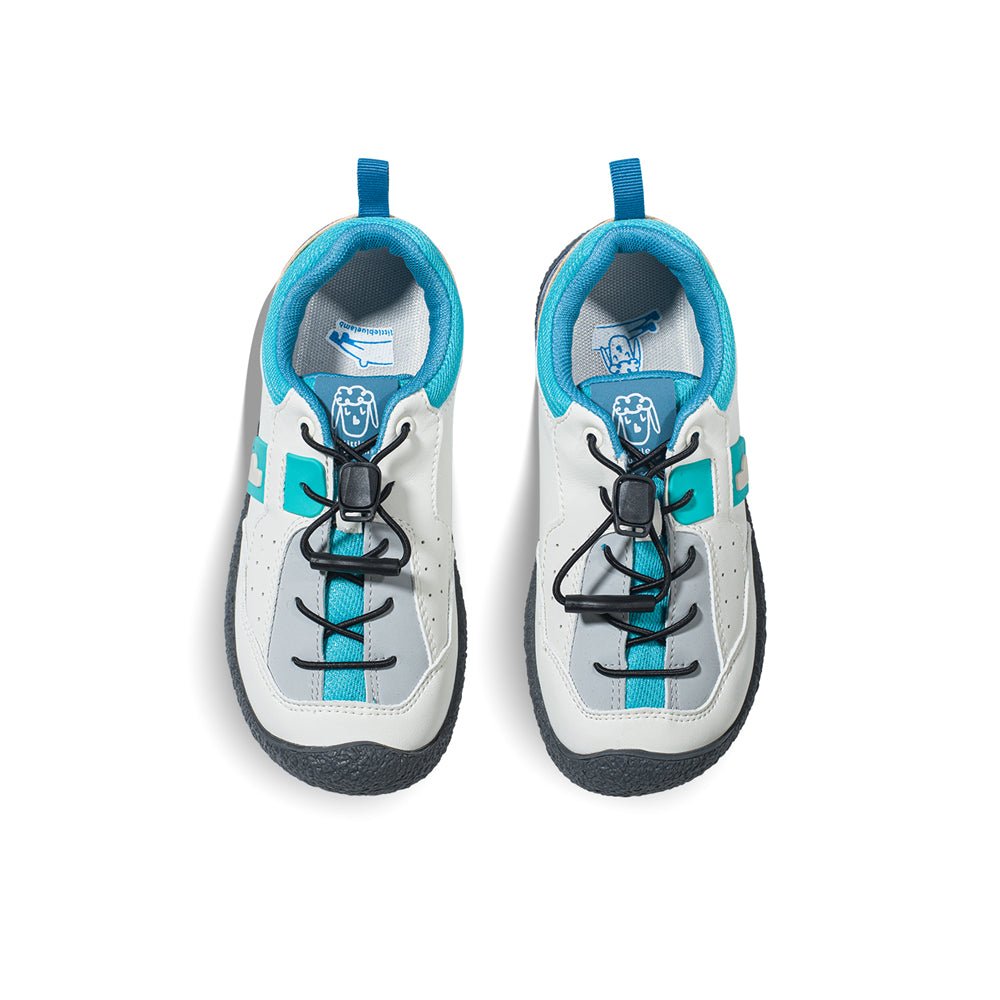 kids breathable non slip soft sole outdoor walking shoes all blue 4
