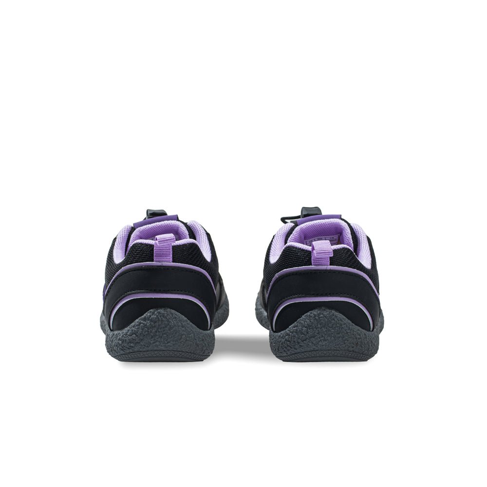 kids breathable non slip soft sole outdoor walking shoes all black 3